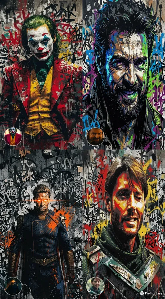 Urban Street Art Portraits