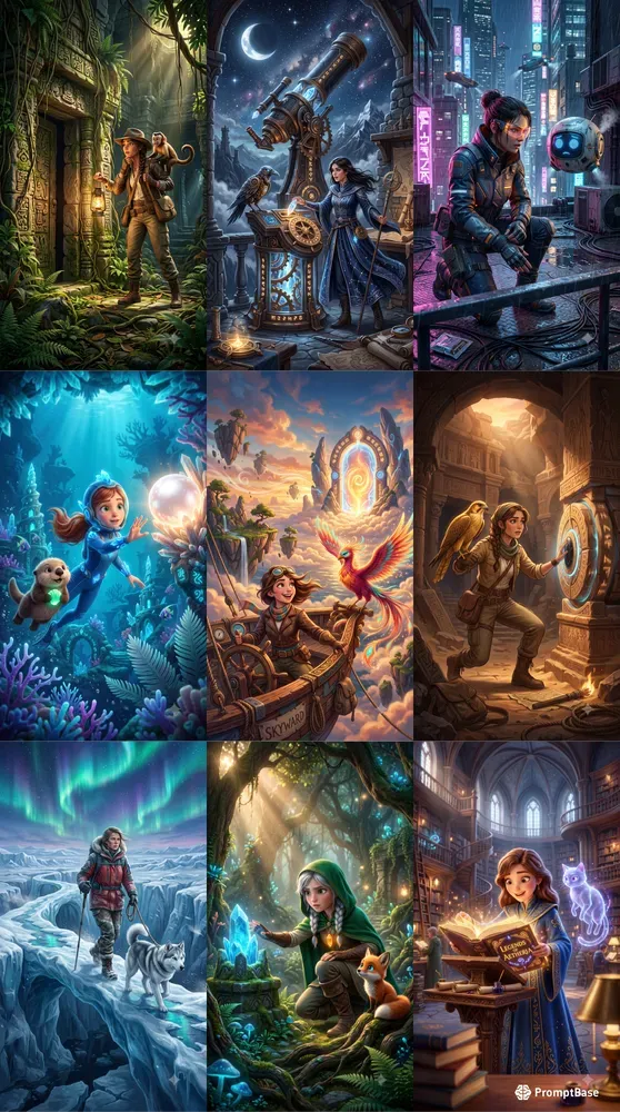 Cinematic Animated Story Frames