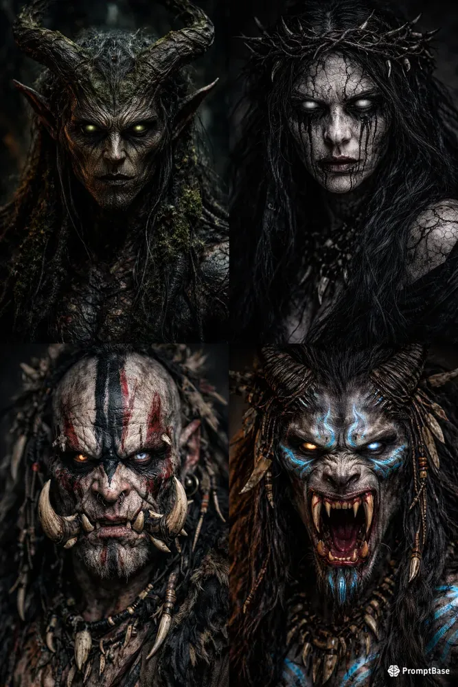 Dark Fantasy Creature Portraits