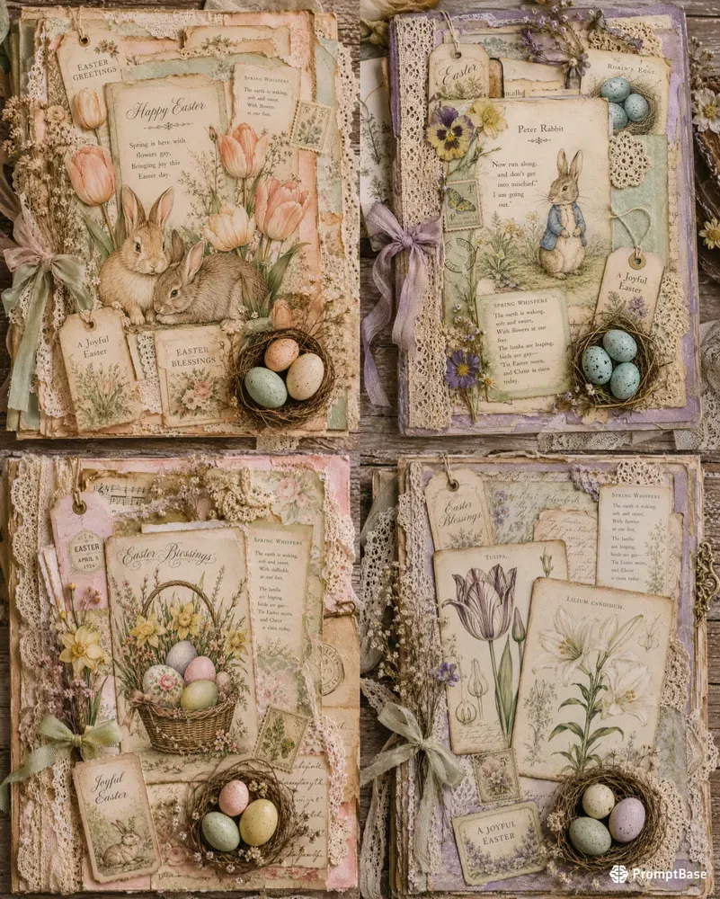 Easter Junk Journals