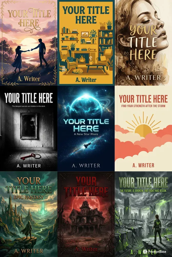 Professional Book Cover Generator