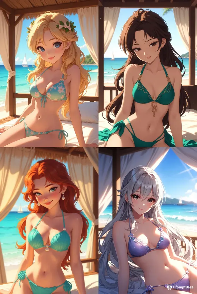Dreamy Beach Princess Photos