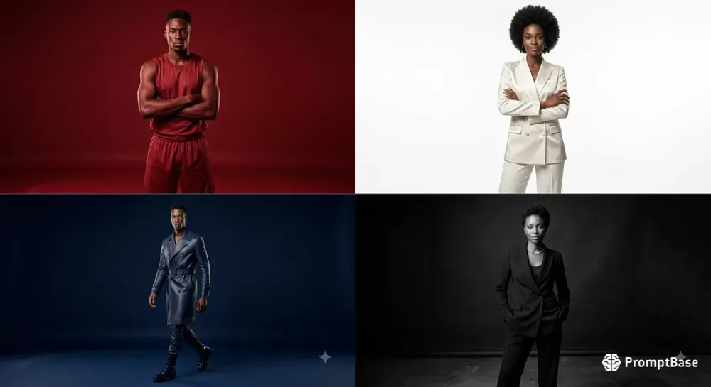 Elite Monochrome Fashion Portraits