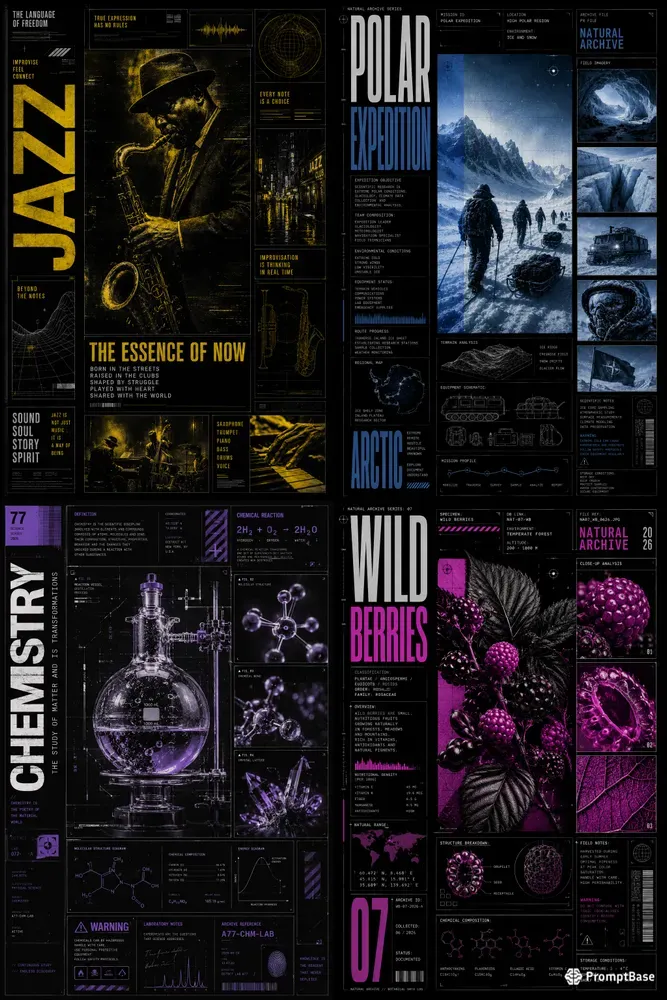 Cyberpunk Editorial Posters