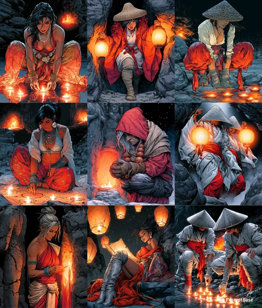 Mystical Ritual Illustrations