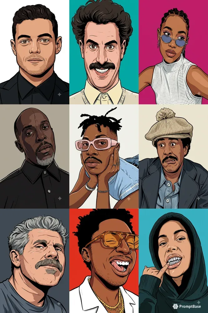 Bold Graphic Urban Image Generator