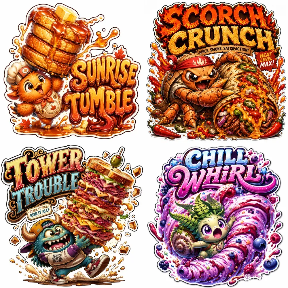 Commercial Sticker Mascots