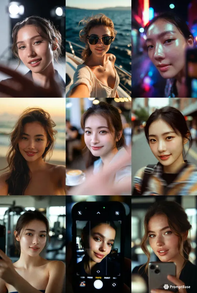 Viral Realistic Influencer Selfies