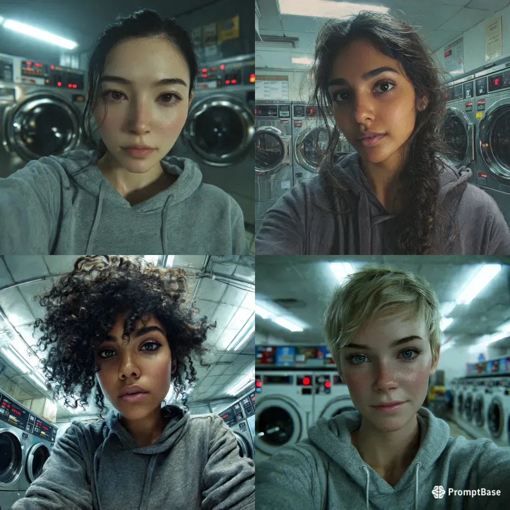 Everyday Coin Laundromat Selfies