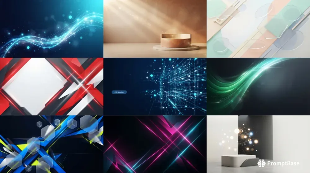 Digital Ad Web Banner Backgrounds