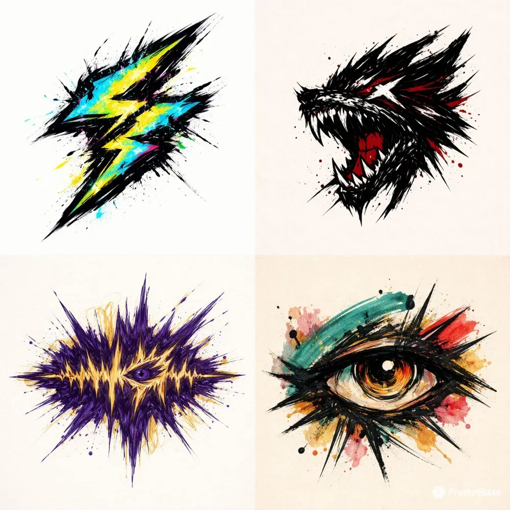 Neoexpressionist Logo Generator