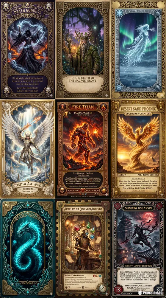 Fantasy Trading Cards