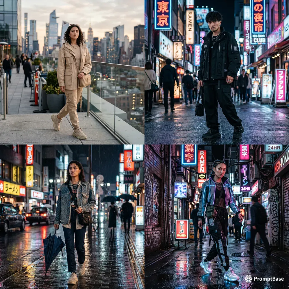 Cinematic Streetwear Editorials