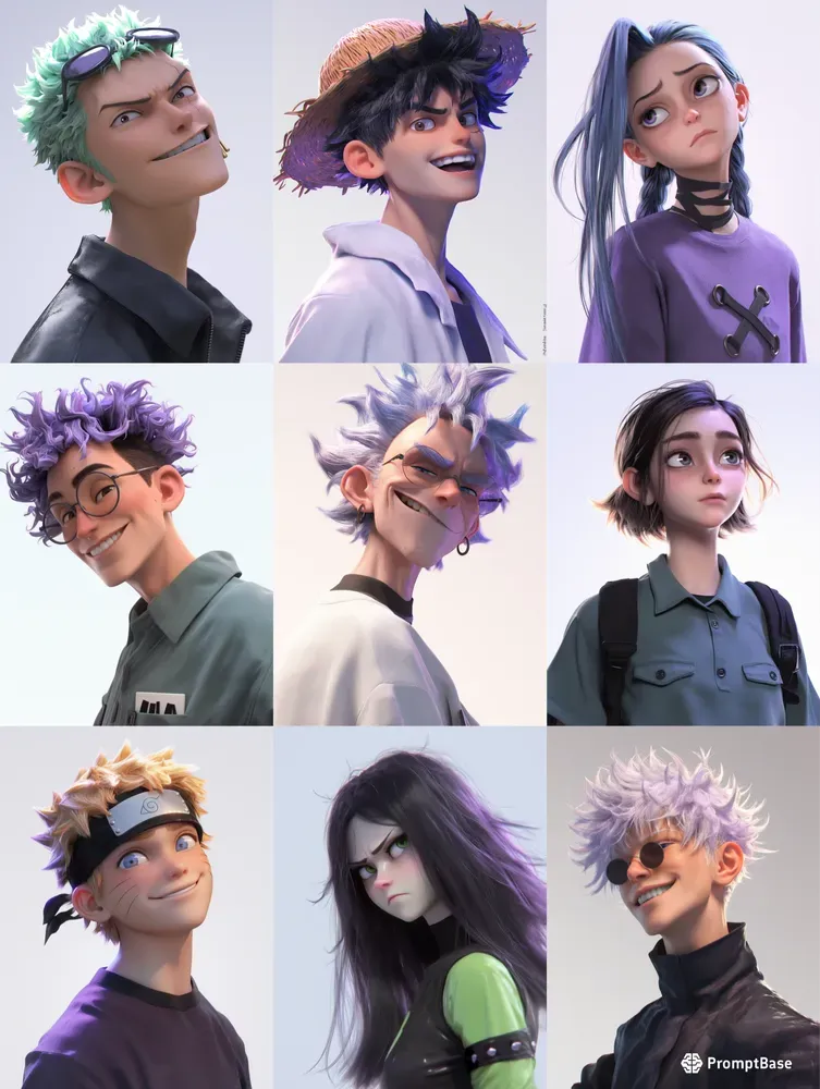 Pixar Style Characters