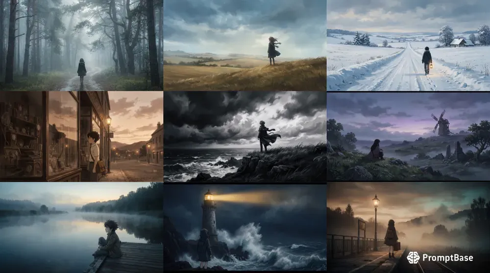 Cinematic Anime Sublime Landscapes
