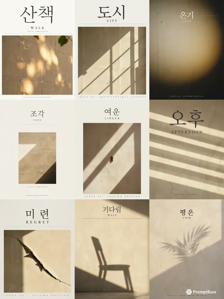 Cinematic Shadow Editorial Poster Makers