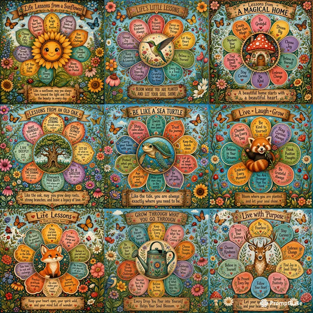 Whimsical Nature Lessons Art