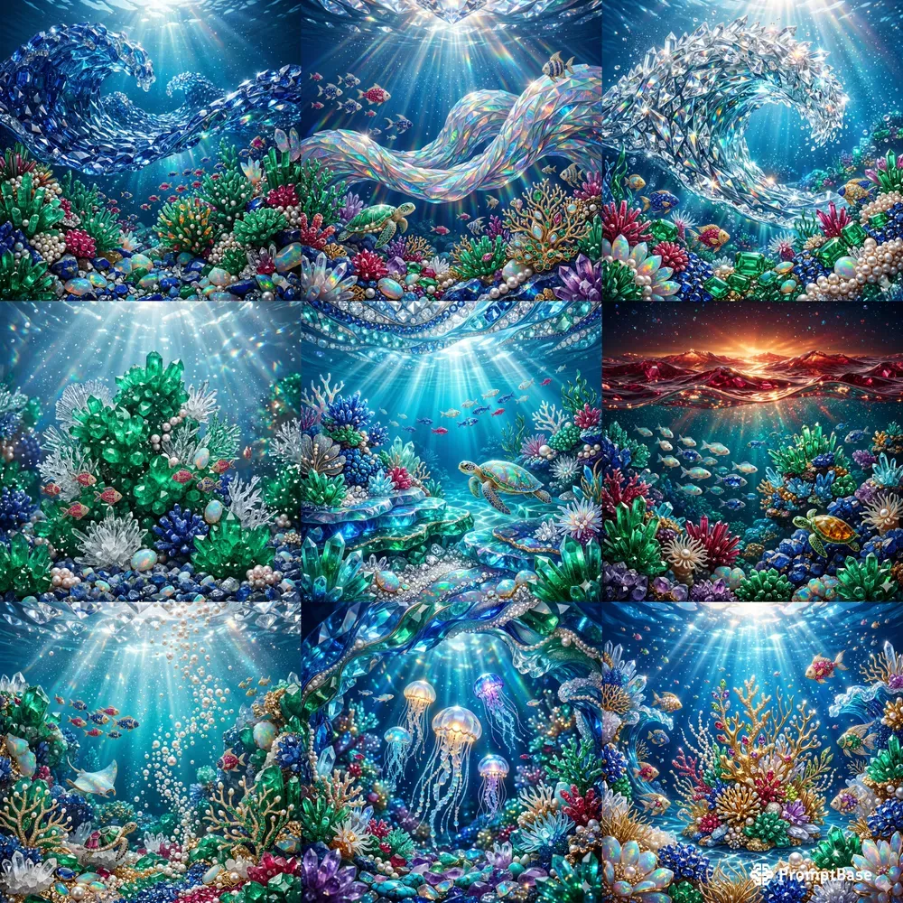 Oceans Forged From Precious Light