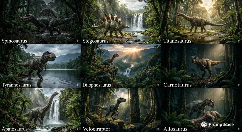 Jurassicinspired Dinosaur Photography