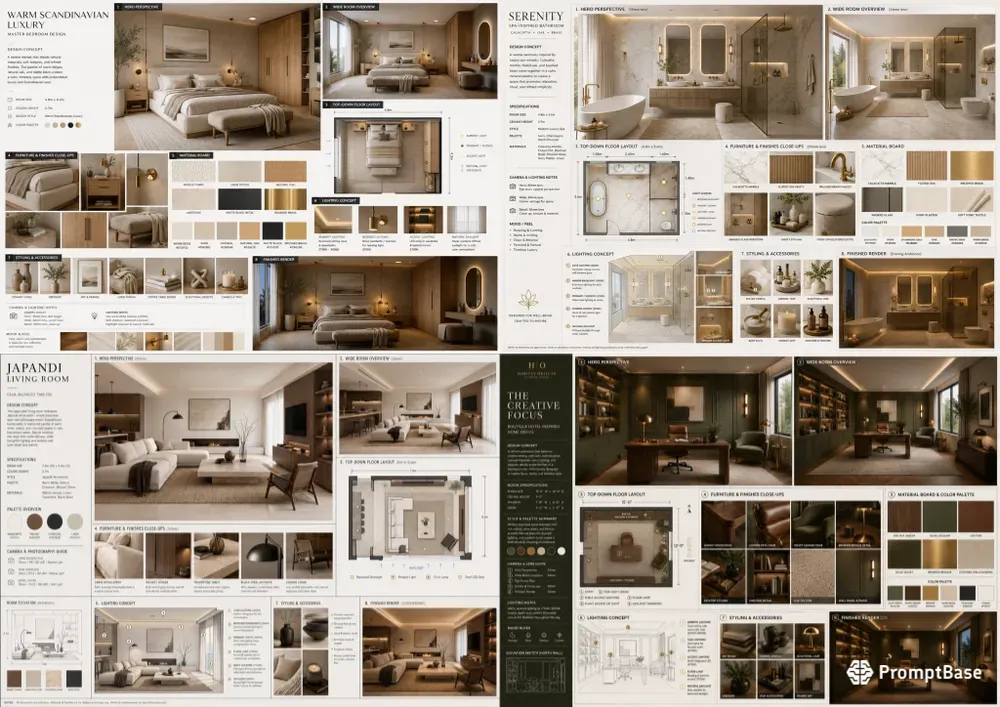 Interior Design Visual Bible Generator