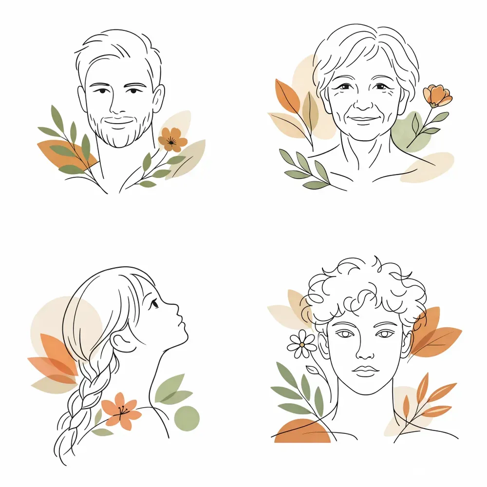 Minimalist Boho Line Art
