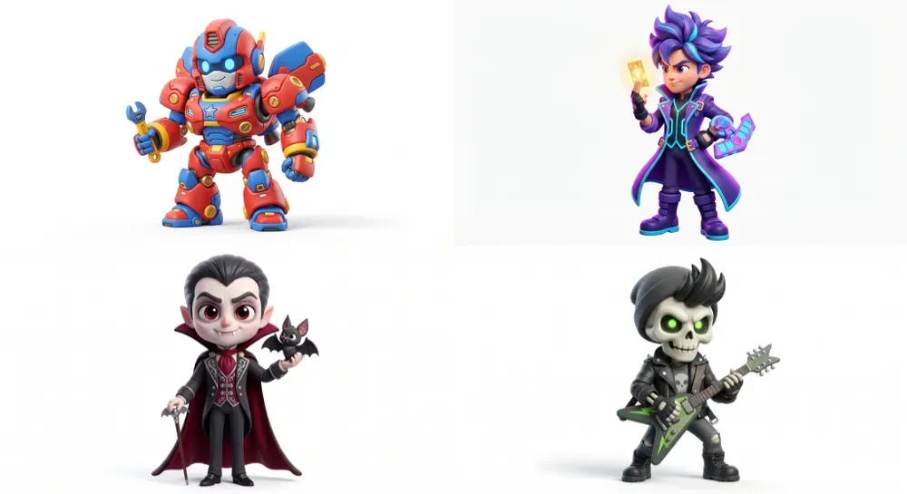 3D Stylized Cartoon Mascots