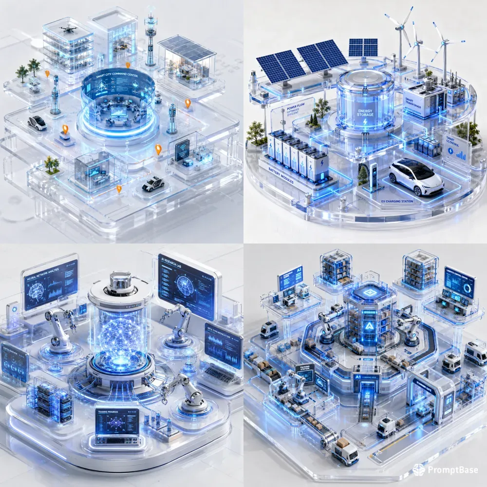 Futuristic Isometric Technologies