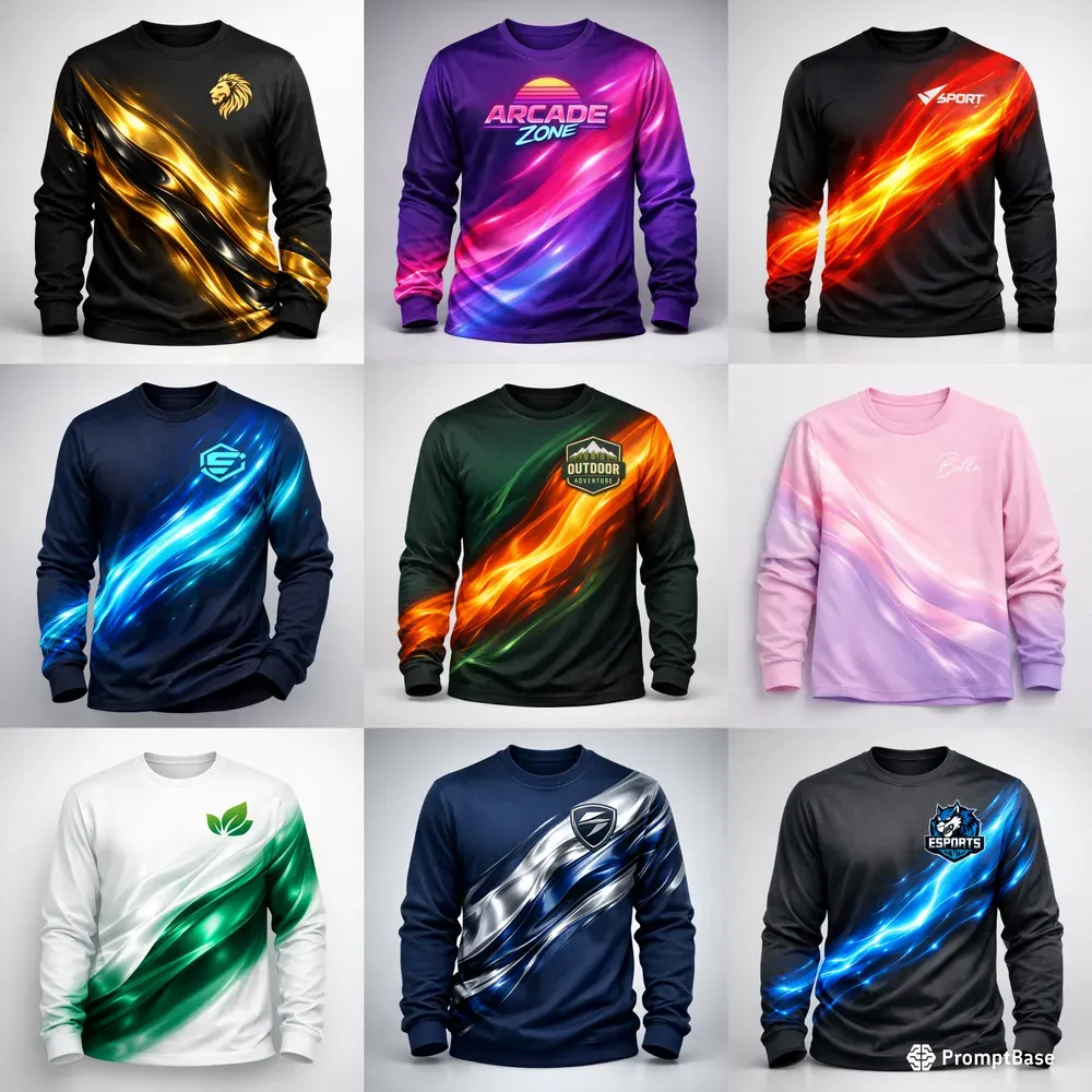 Dynamic Flow Fusion Tshirt Collections