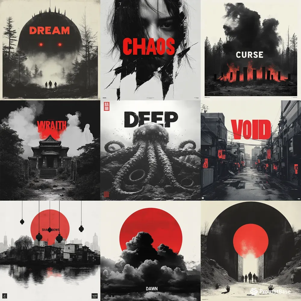 Retro Japanese Horror Poster Makers