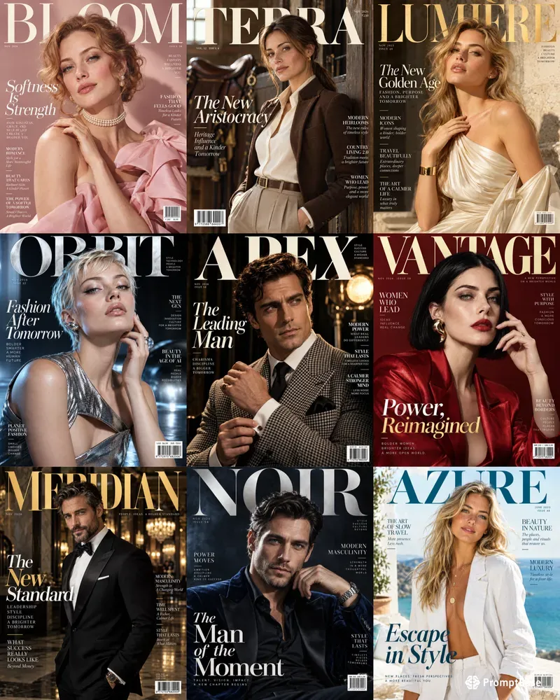 Ultrarealistic Fashion Magazine Covers