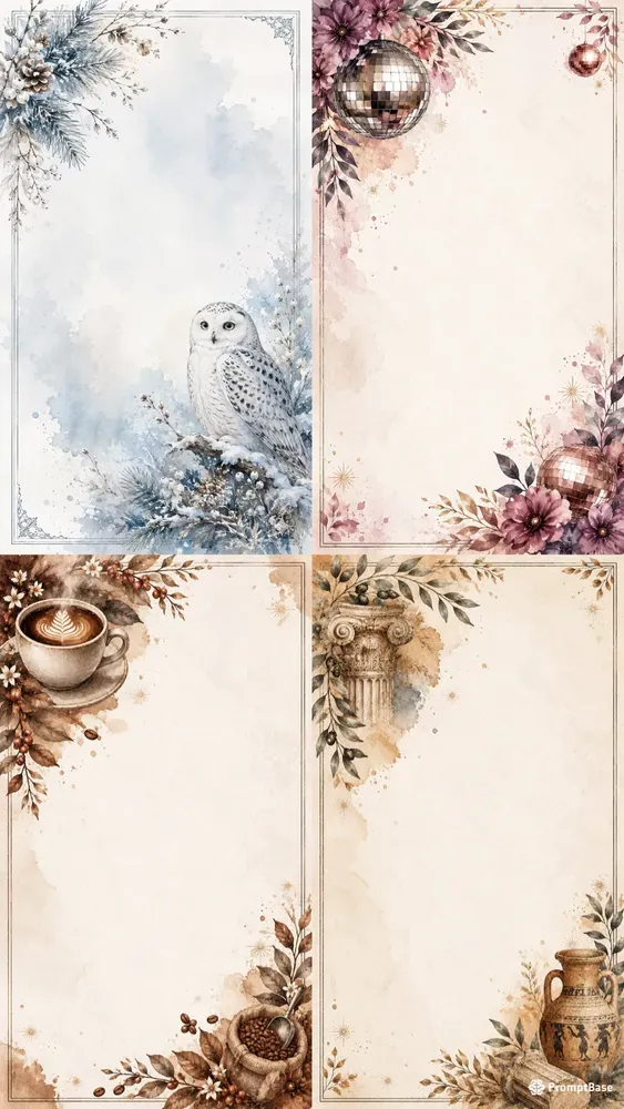 Watercolor Journal Pages