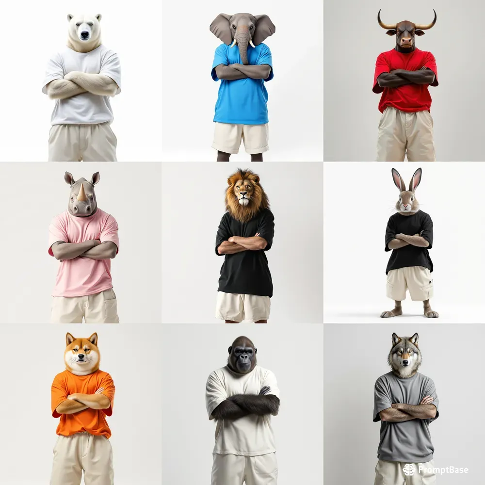 Hyperrealistic Anthropomorphic Animals