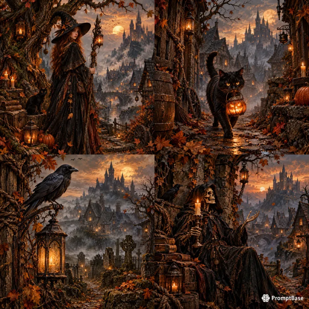 Gothic Halloween Storybooks