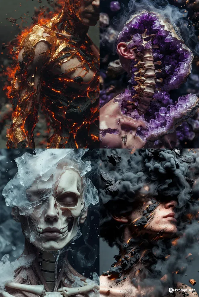 Metamorphic Elemental Portraits