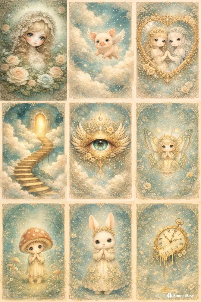 Whimsical Surreal Storybook Art