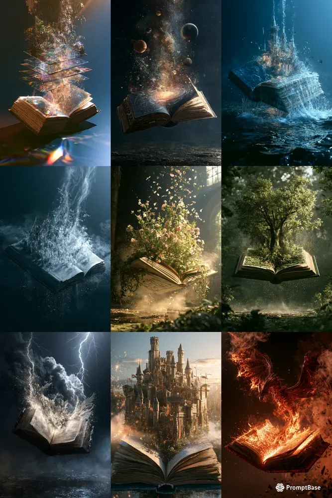 Fantasy Book World Art Generator