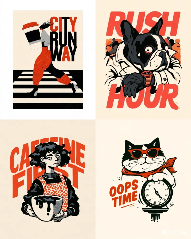 Cynical Retro Pod Graphics
