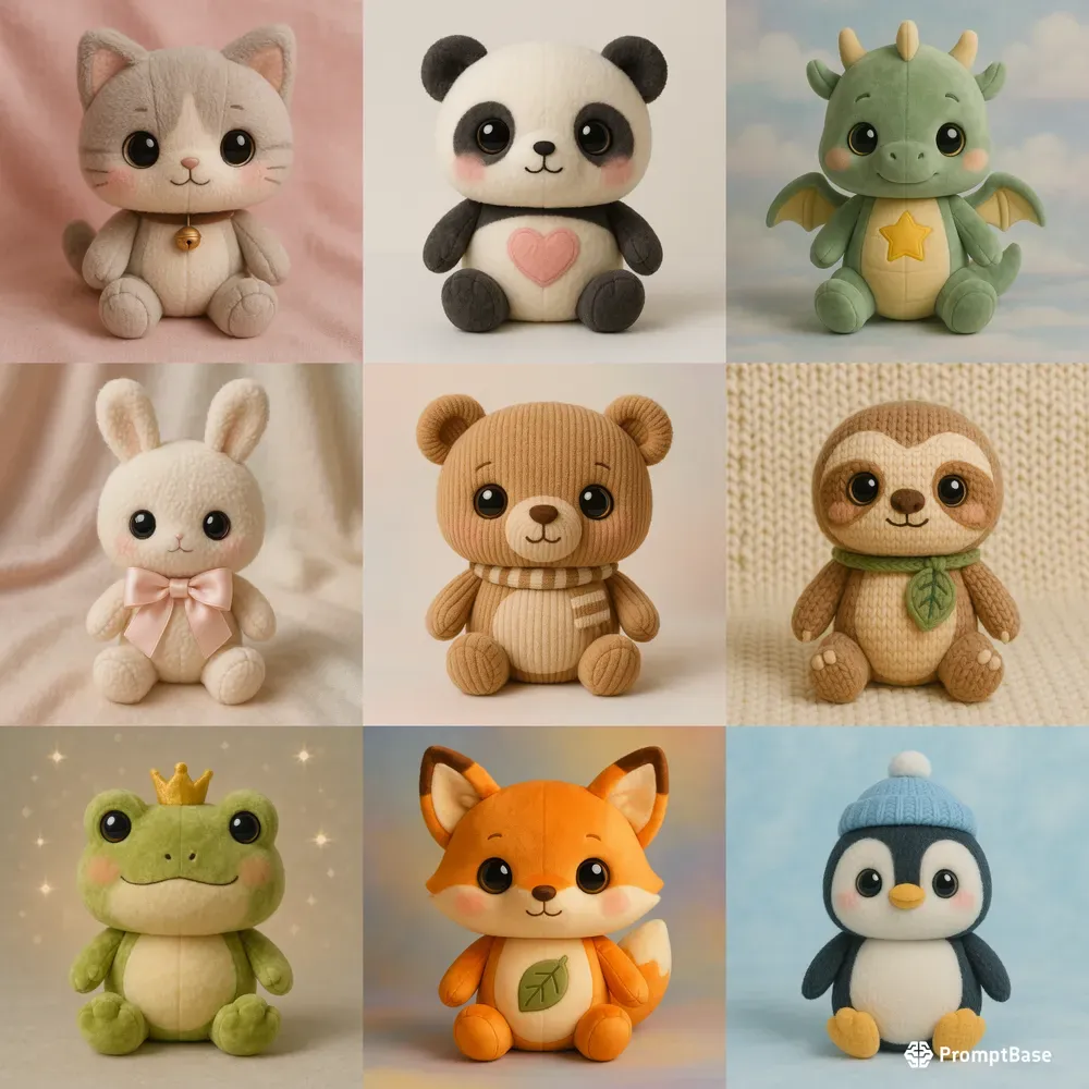 Kawaii Plushie Toy Photoshoots