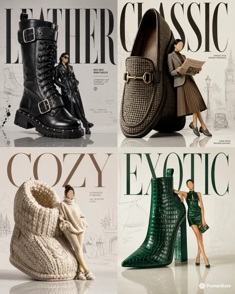 Surreal Scale Editorial Fashion Ads