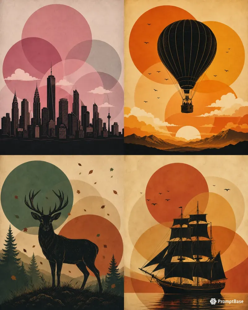 Geometric Silhouette Art Generator
