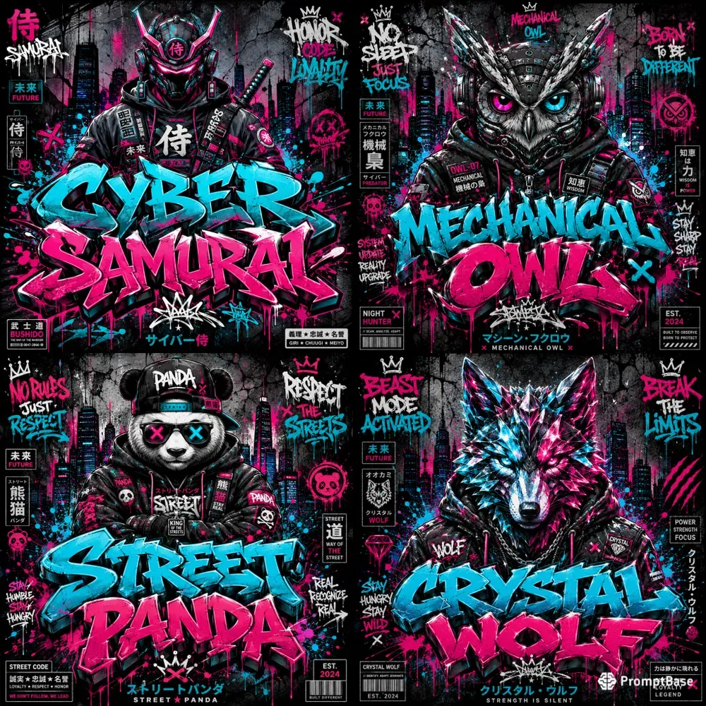 Urban Graffiti Character Packs