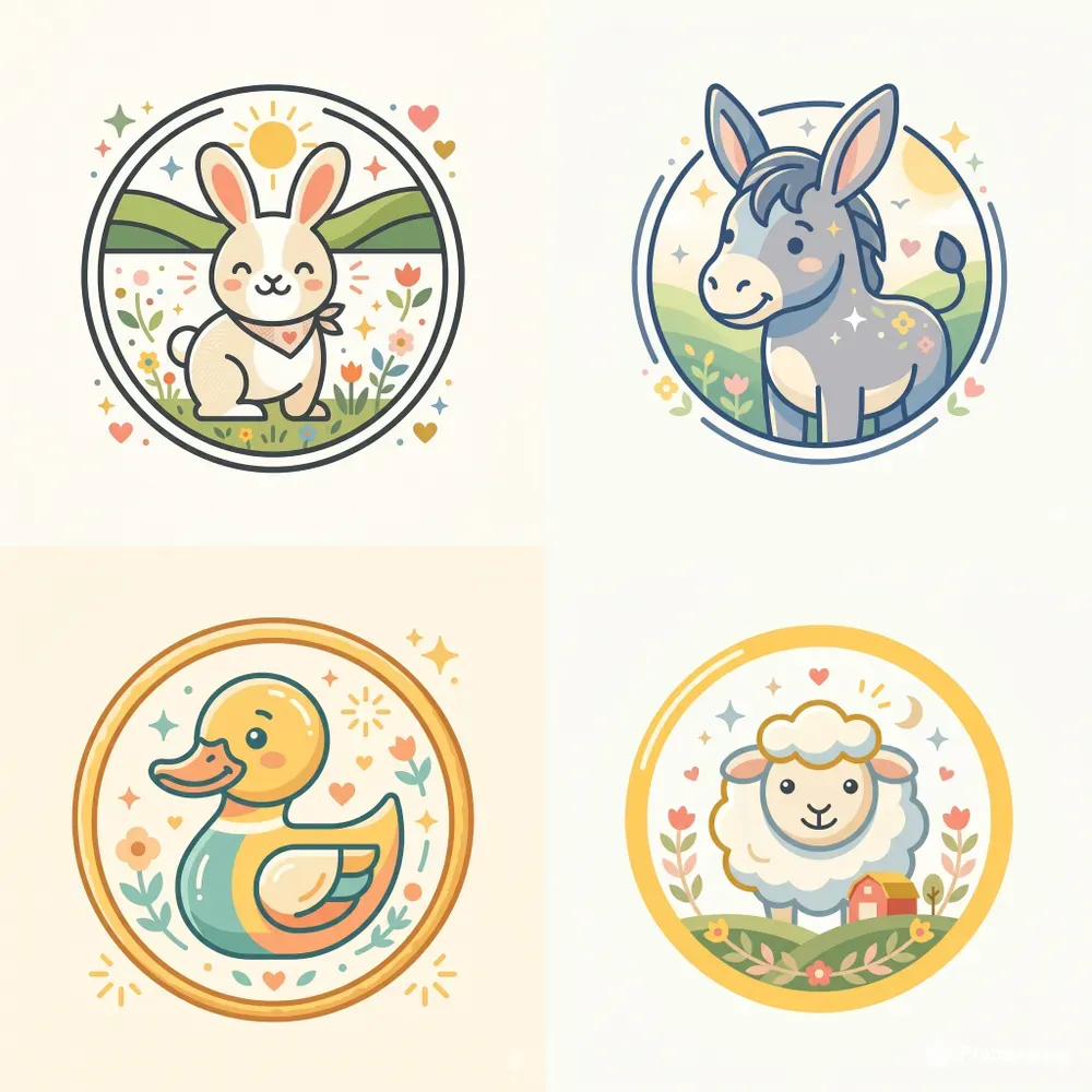Modern Magical Farm Friends