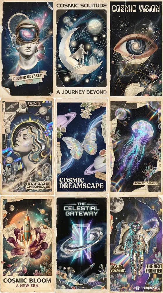 Cosmic Dream Collage Generator