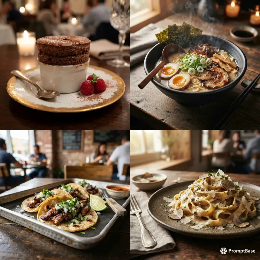 Global Cuisine Editorial Food