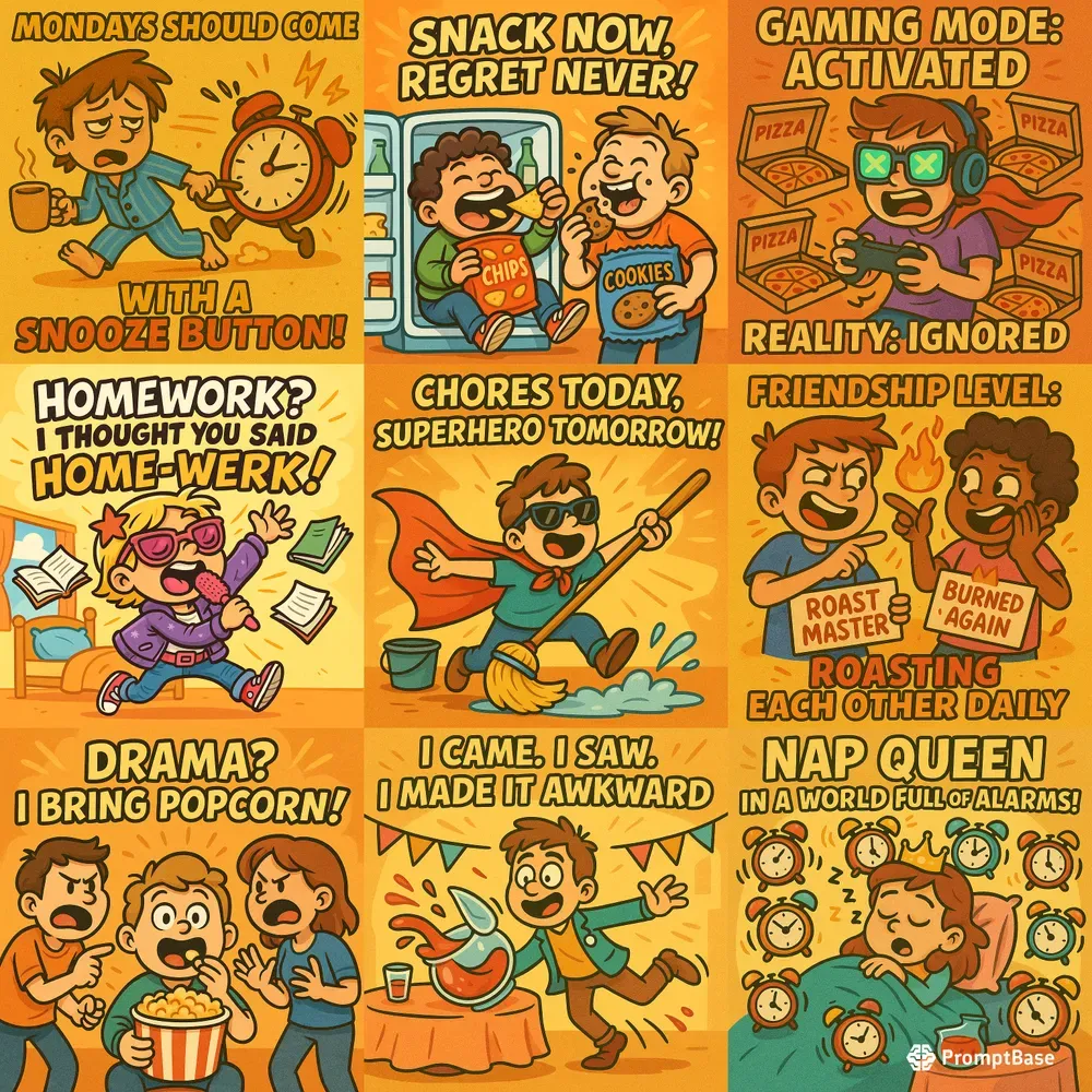 Witty Cartoon Comic Quote Images