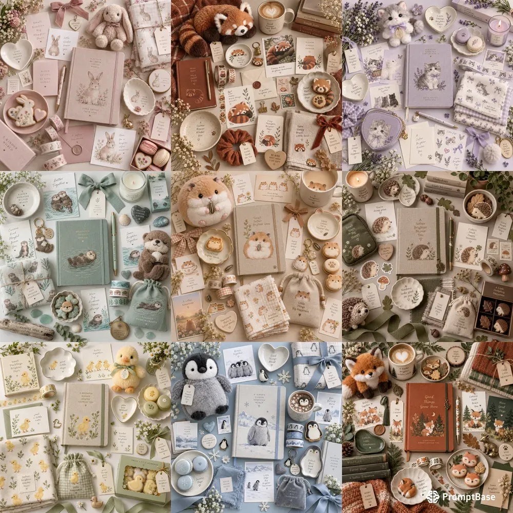 Cozy Cute Animals Aesthetic Moodboards