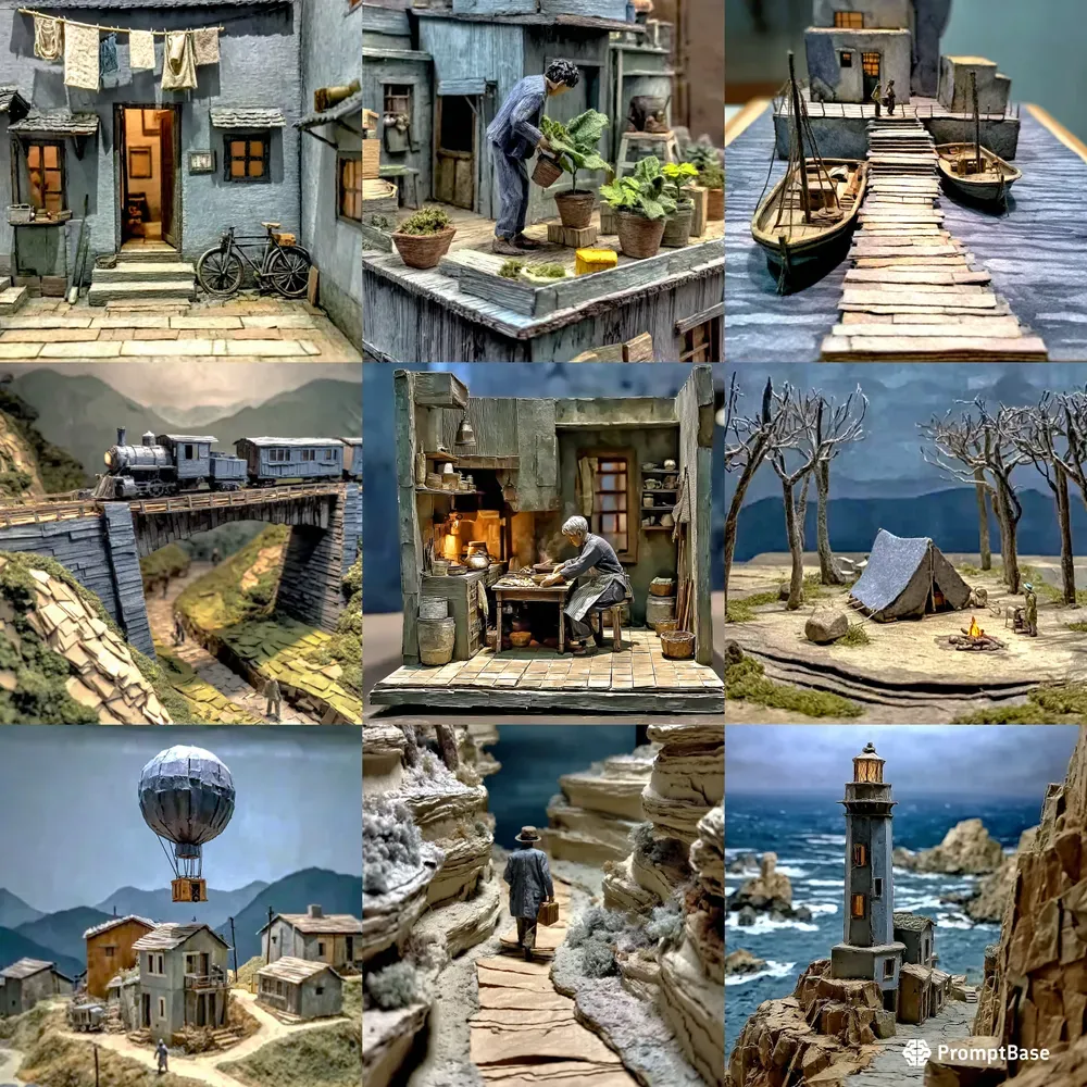 Miniature Diorama Scenes