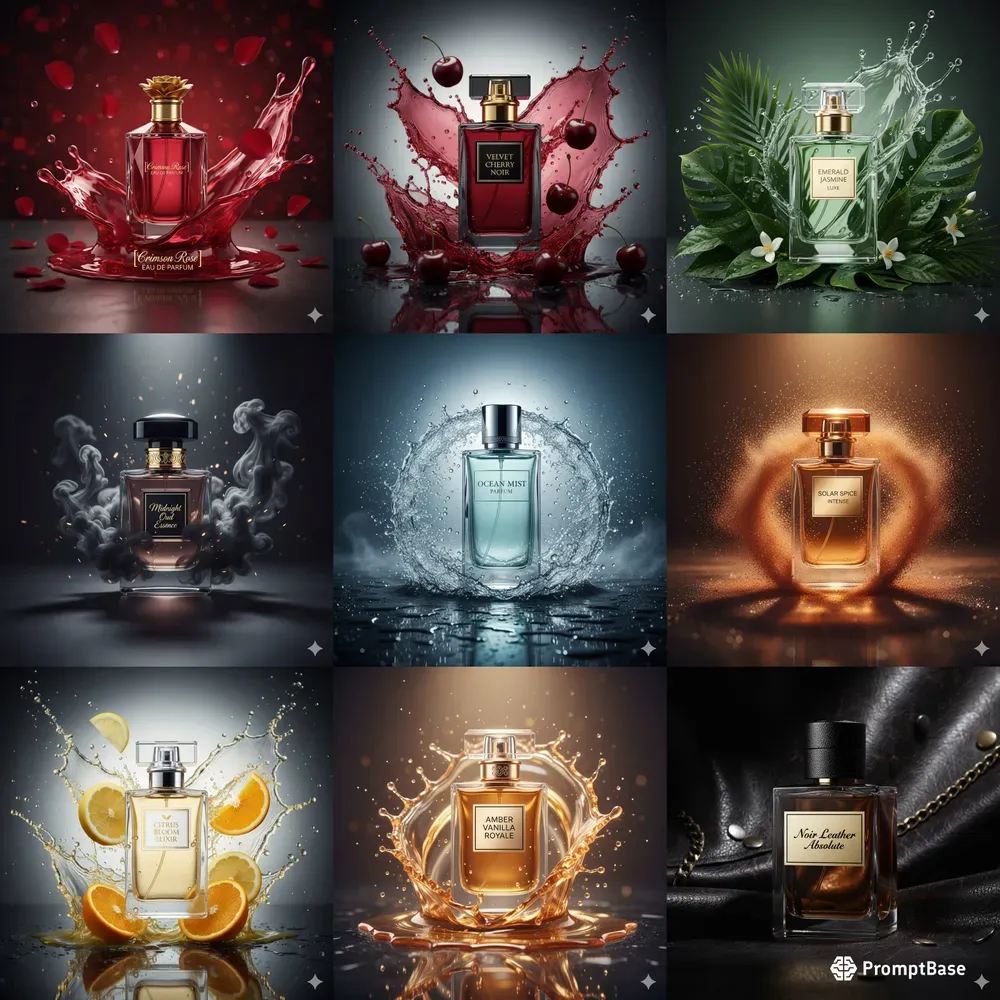 Luxury Perfume Product Photography