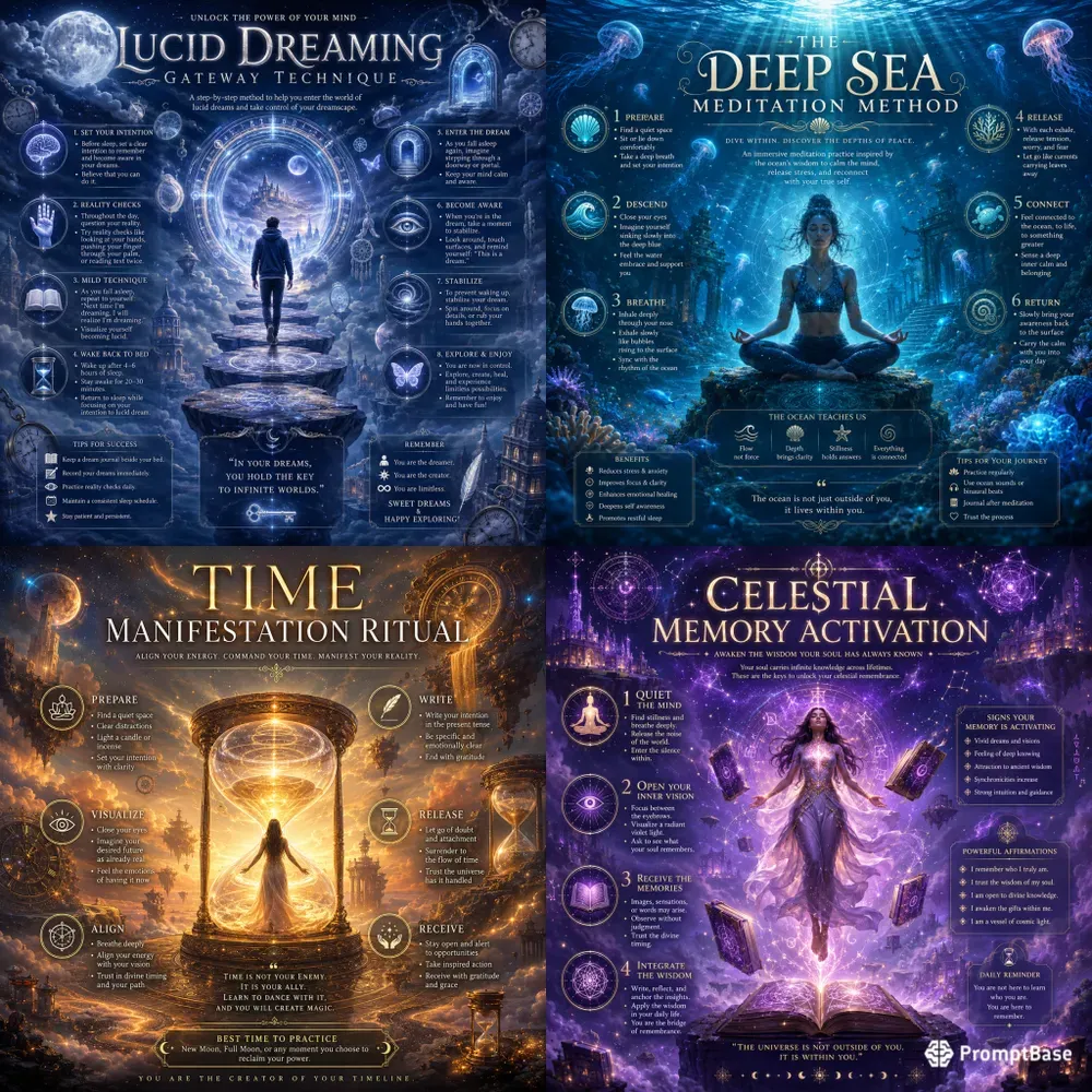 Mystic Fantasy Infographics