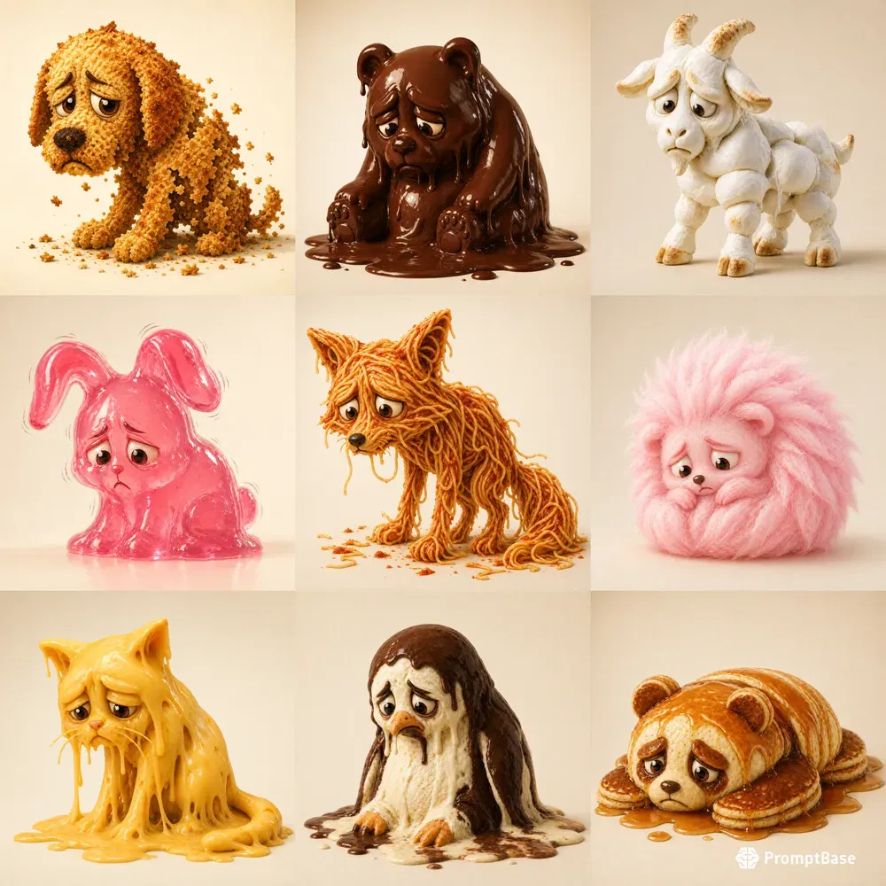 Food Based Emotion Animals